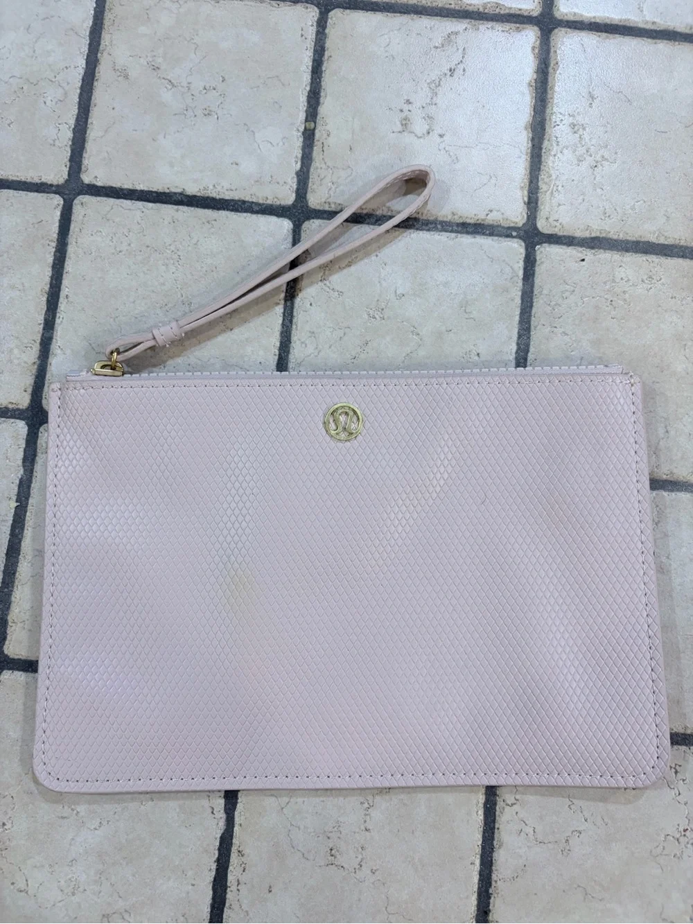 lululemon athletica Blush Pink Wristlet Clutch